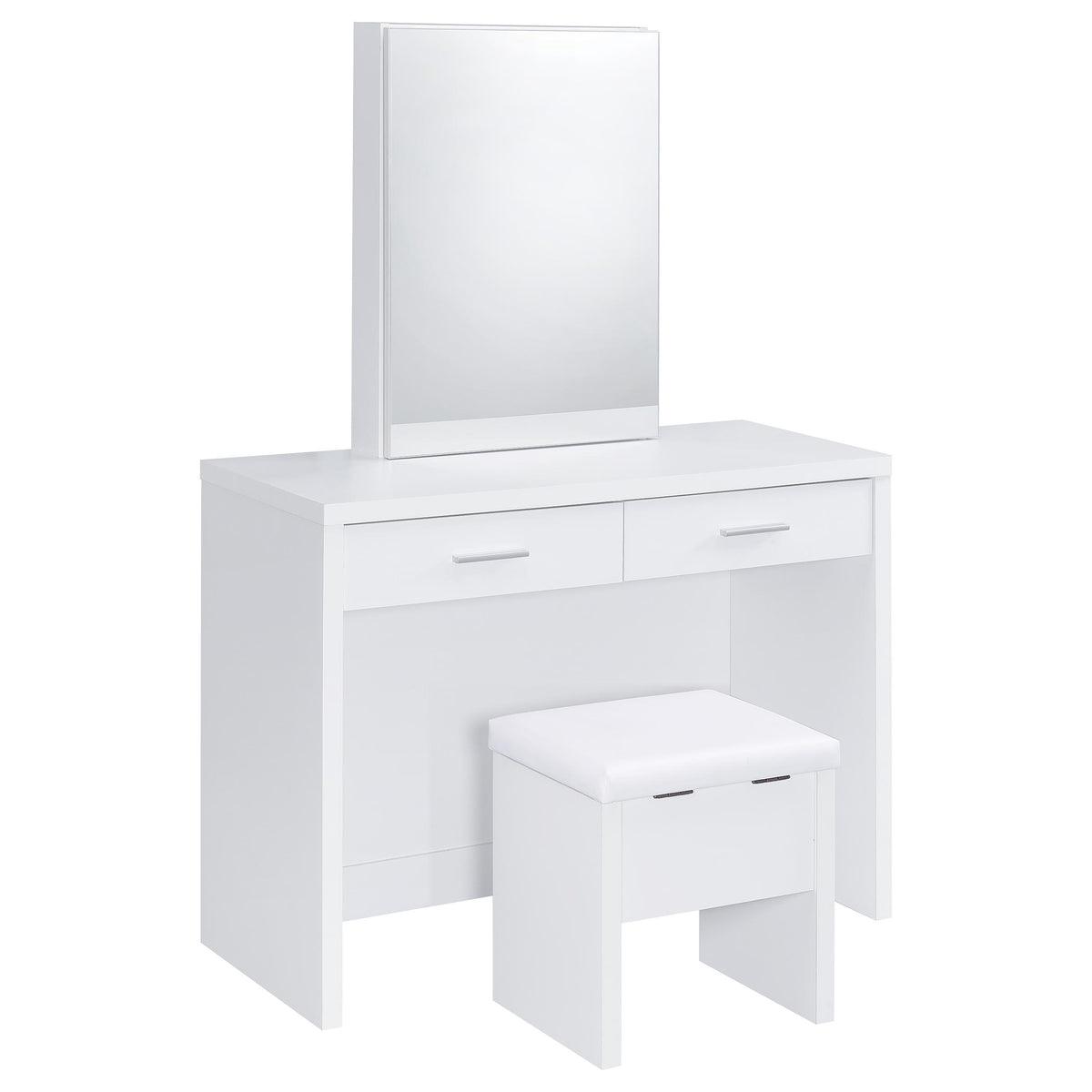 Bunbury Makeup Vanity Set with Mirror & Stool