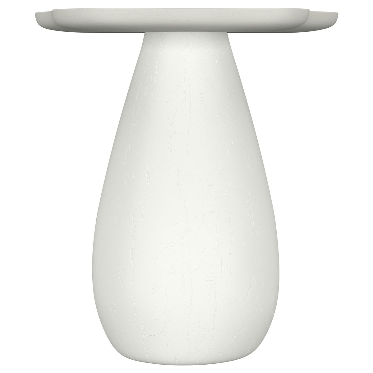Perth Sculptural Cloud Side Table - Off White Organic Shape Accent Table – view 3