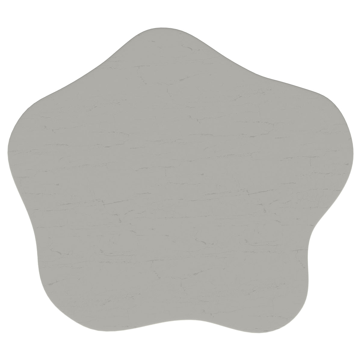 Perth Sculptural Cloud Side Table - Off White Organic Shape Accent Table – view 4