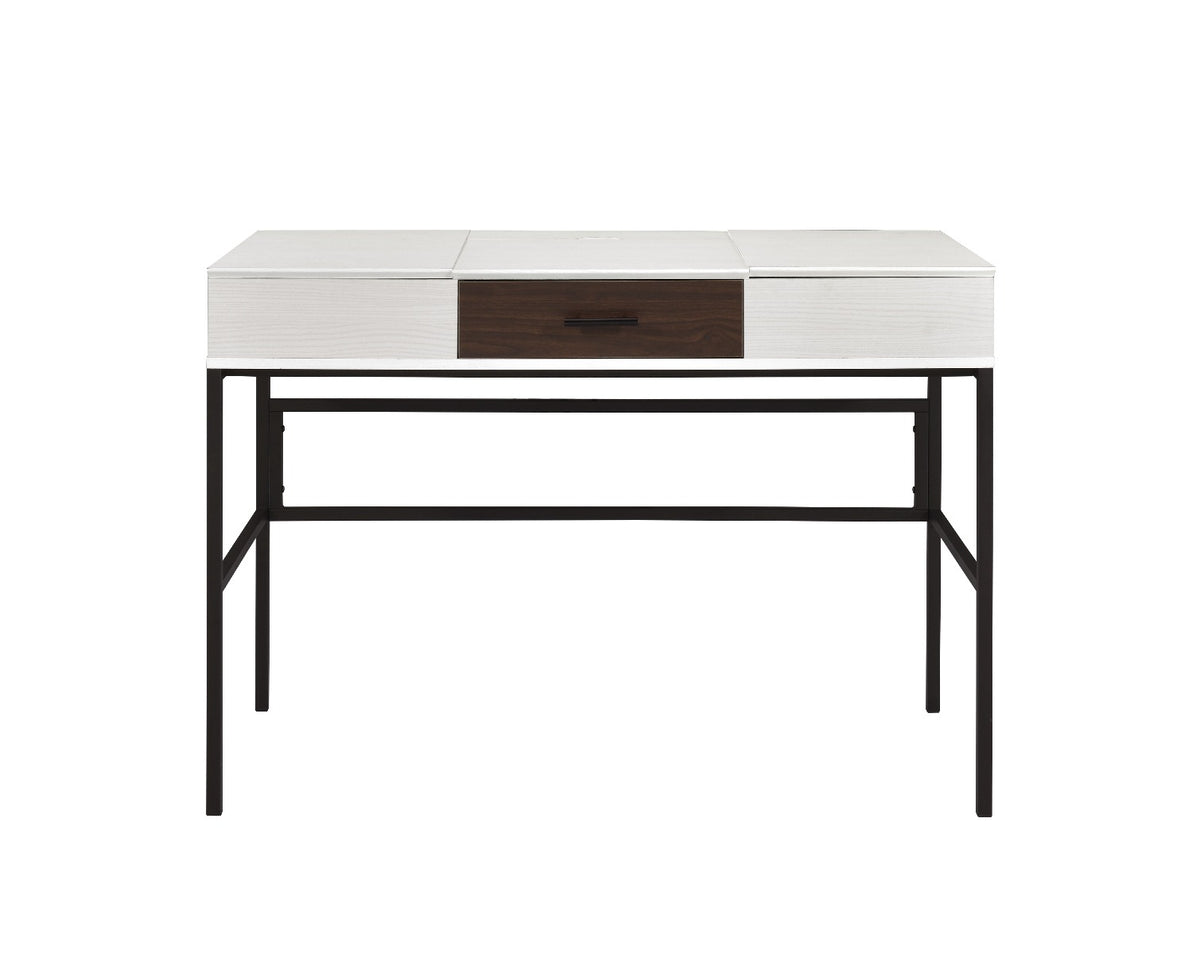 Verster Industrial Lift-Top Writing Desk with USB Port