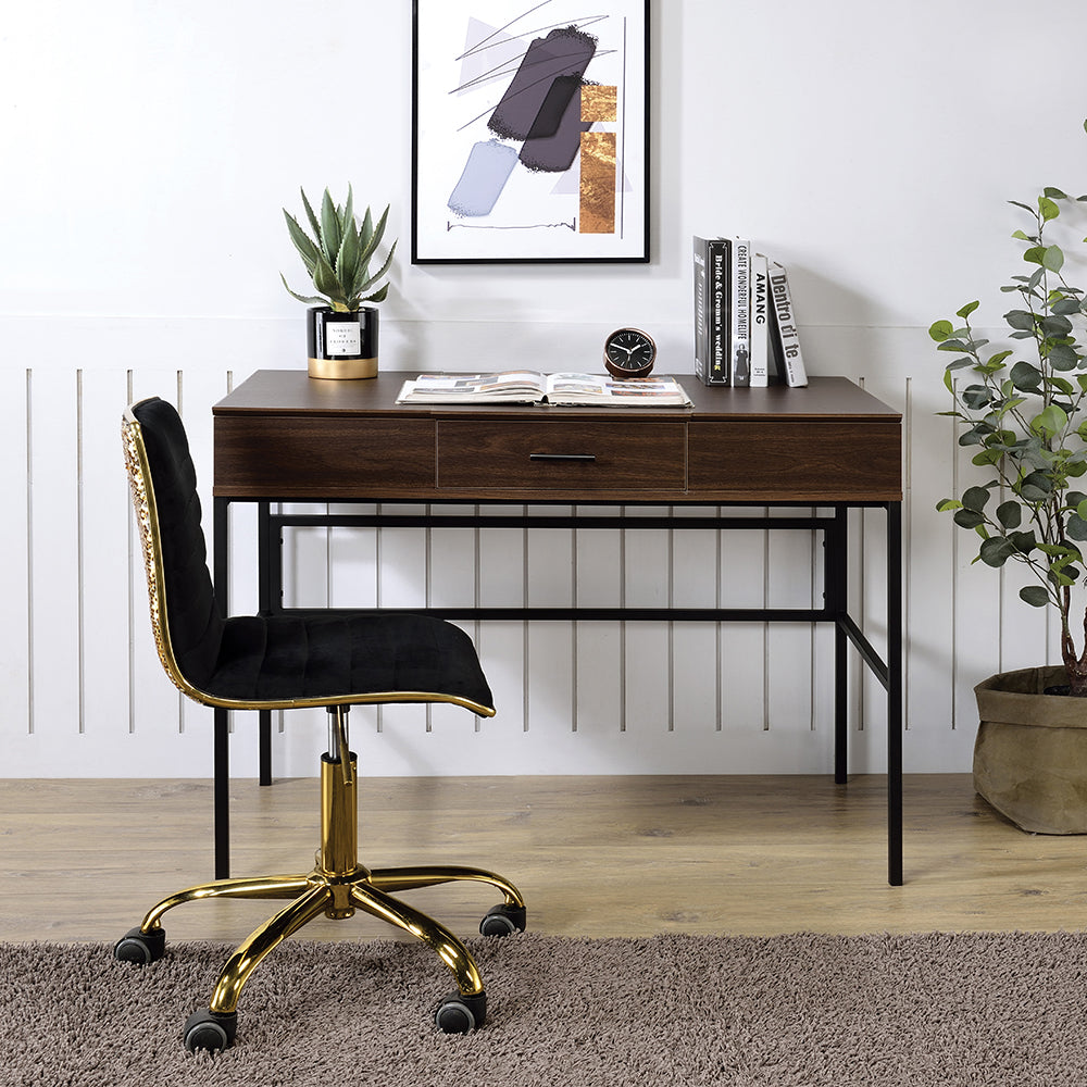 Verster Industrial Lift-Top Writing Desk with USB Port