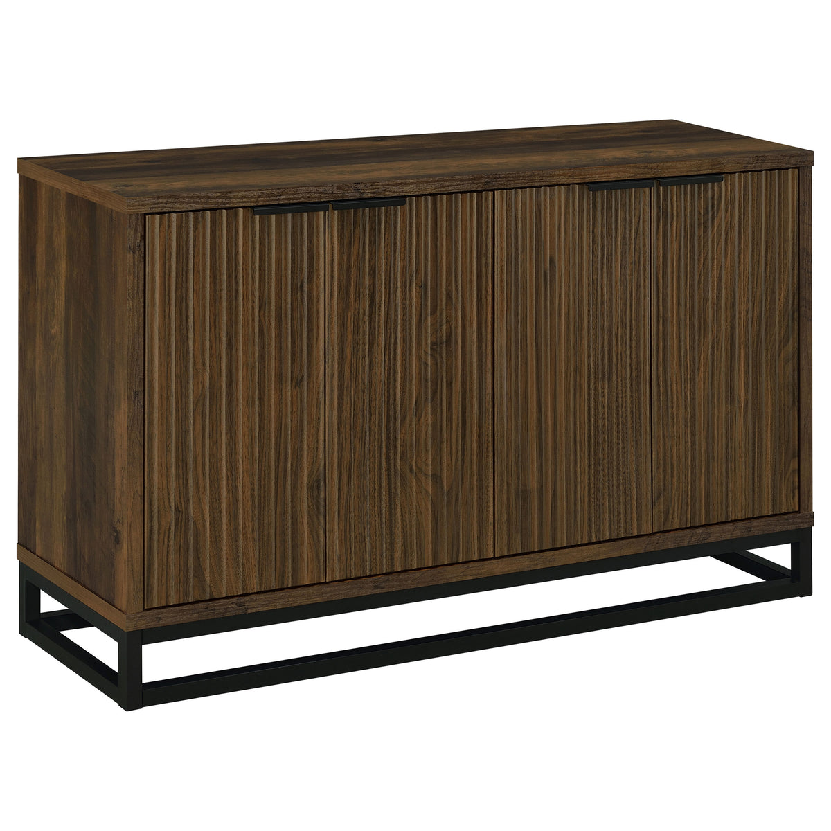 Ryatt 4-Door Fluted Accent Cabinet