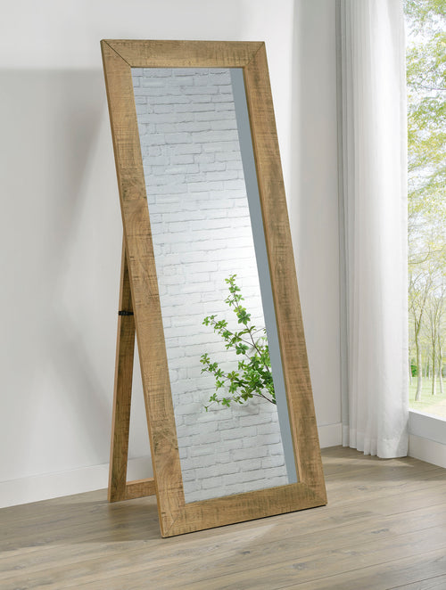 Cadence Full-Length Standing Floor Mirror - Mango Wood Frame with Shatterproof Tempered Glass