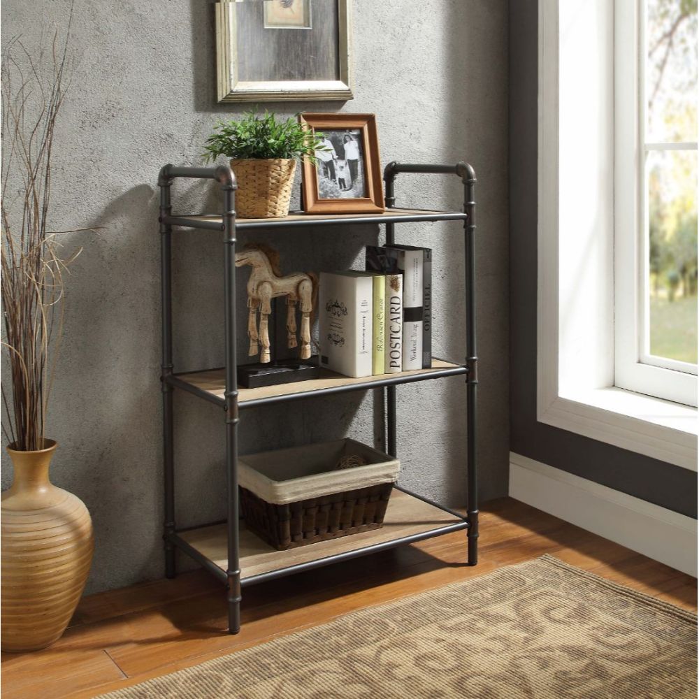 Itzel Industrial Bookshelf