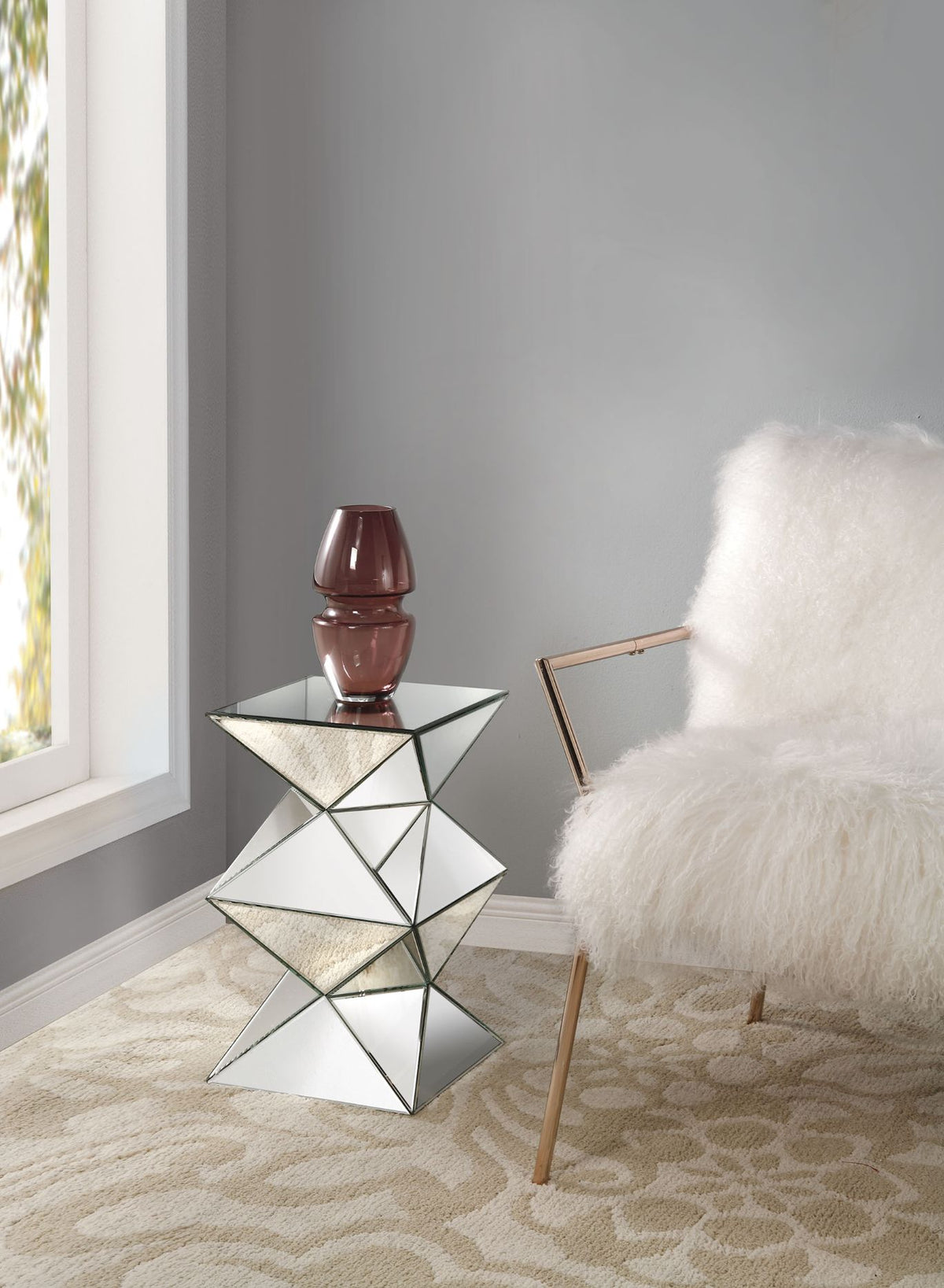 Dominic Mirrored Accent Collection