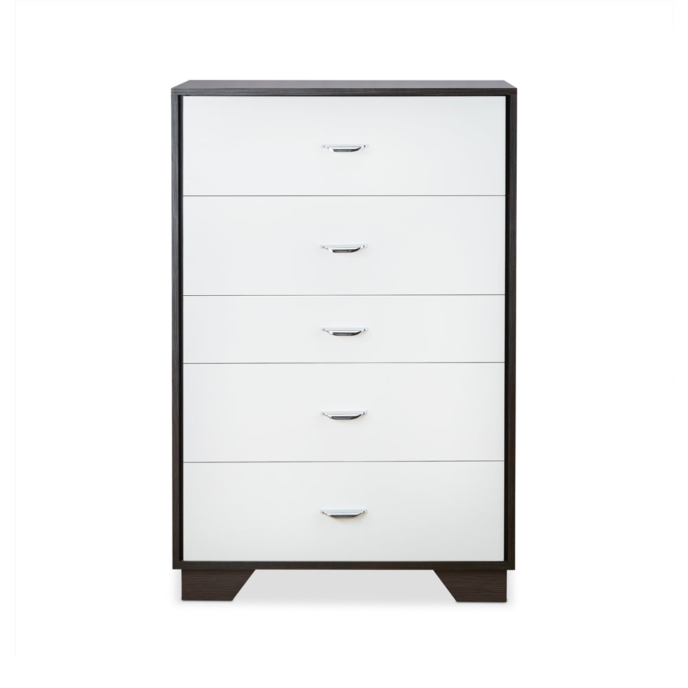 Eloy Modern Accent Table & 5-Drawer Chest