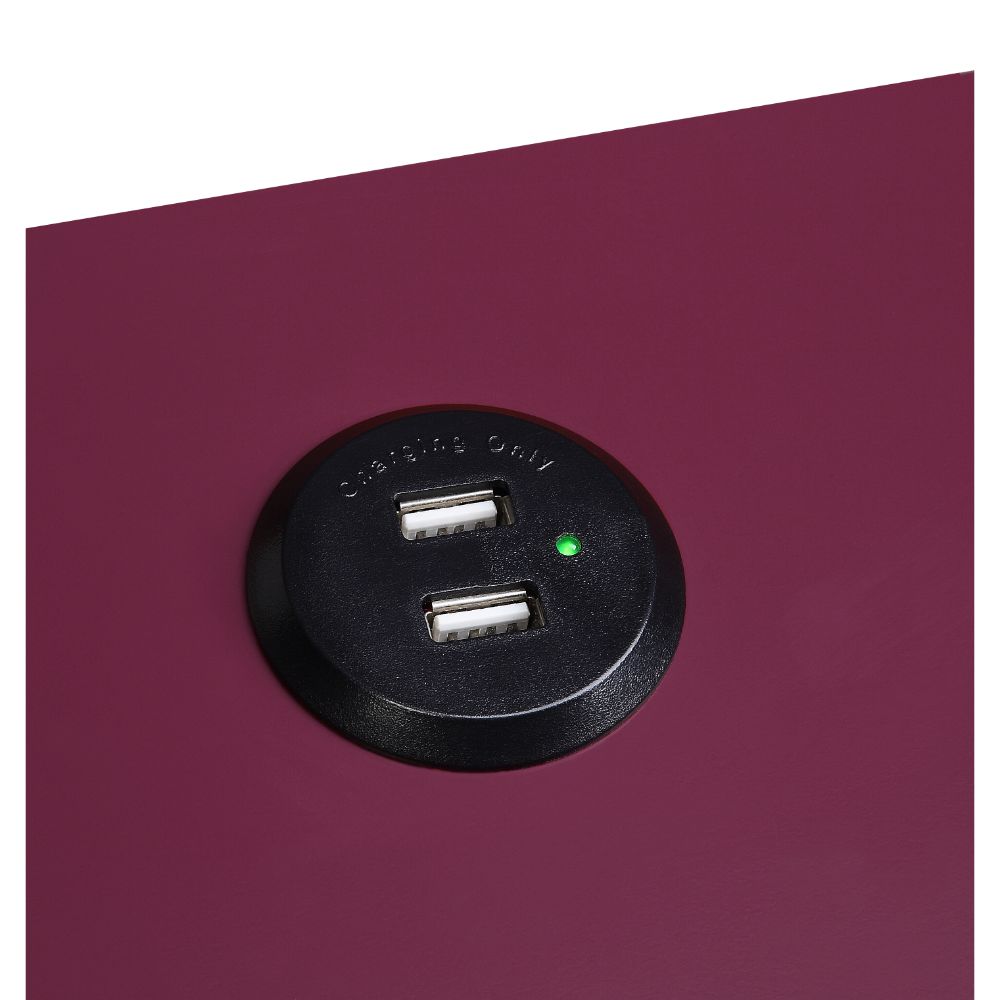 Fierce Accent Side Table with USB Port
