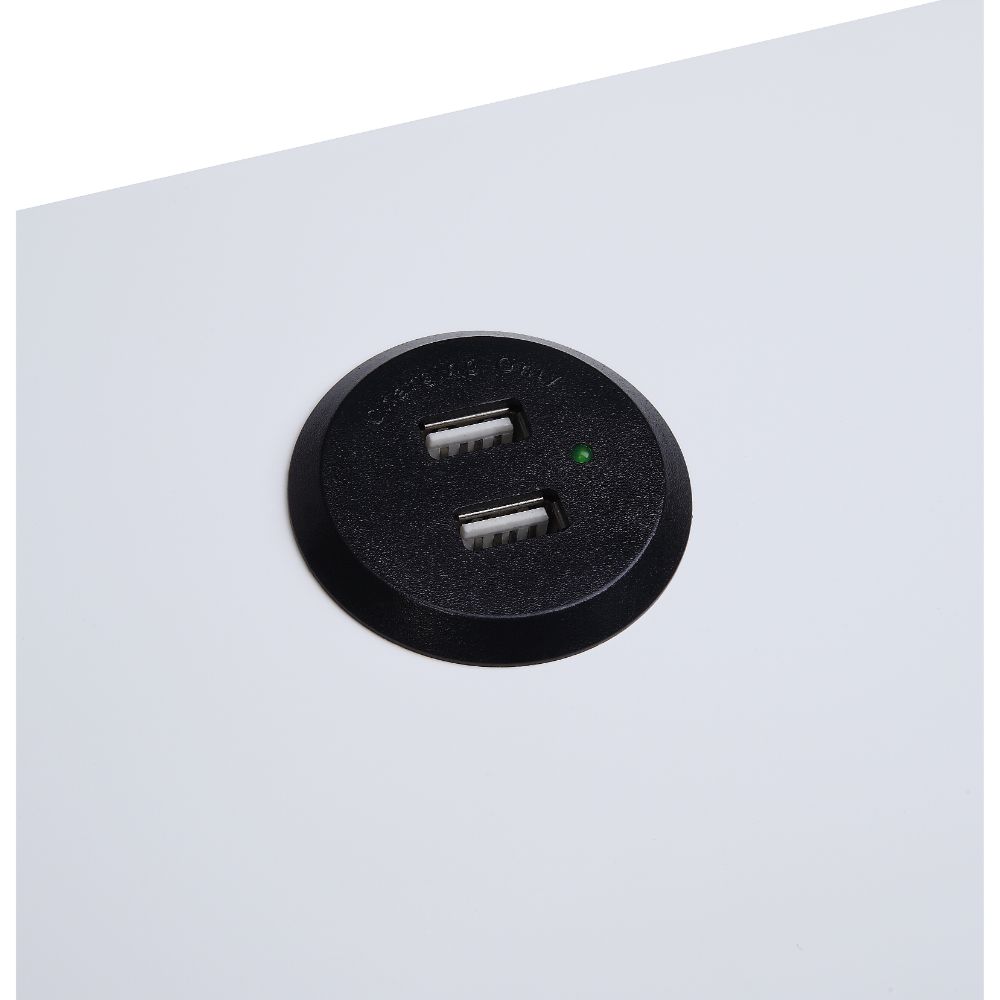 Fierce Accent Side Table with USB Port