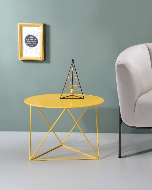 Epidia Geometric Accent Table