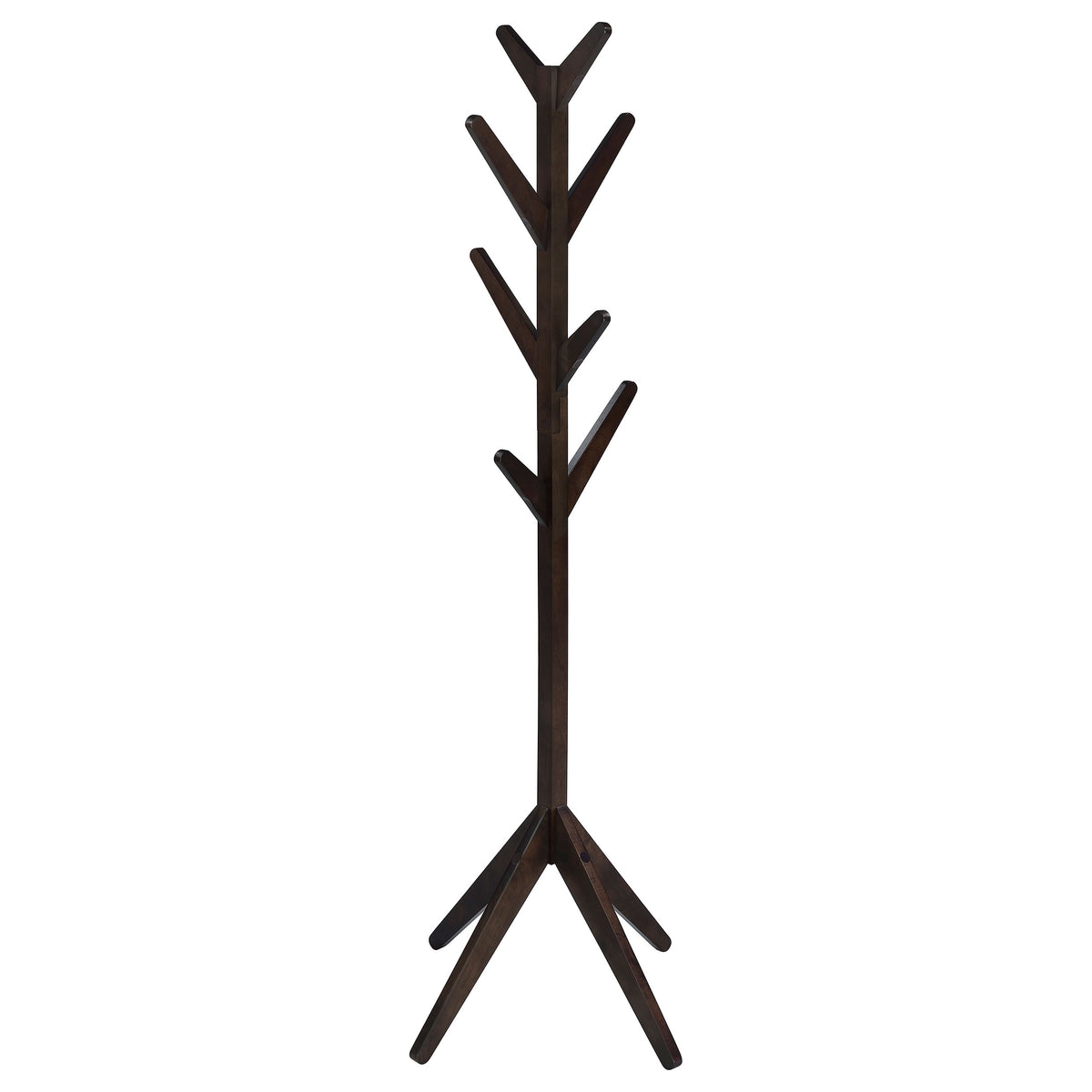 Margaret Solid Wood Coat Rack with 8 Hooks -