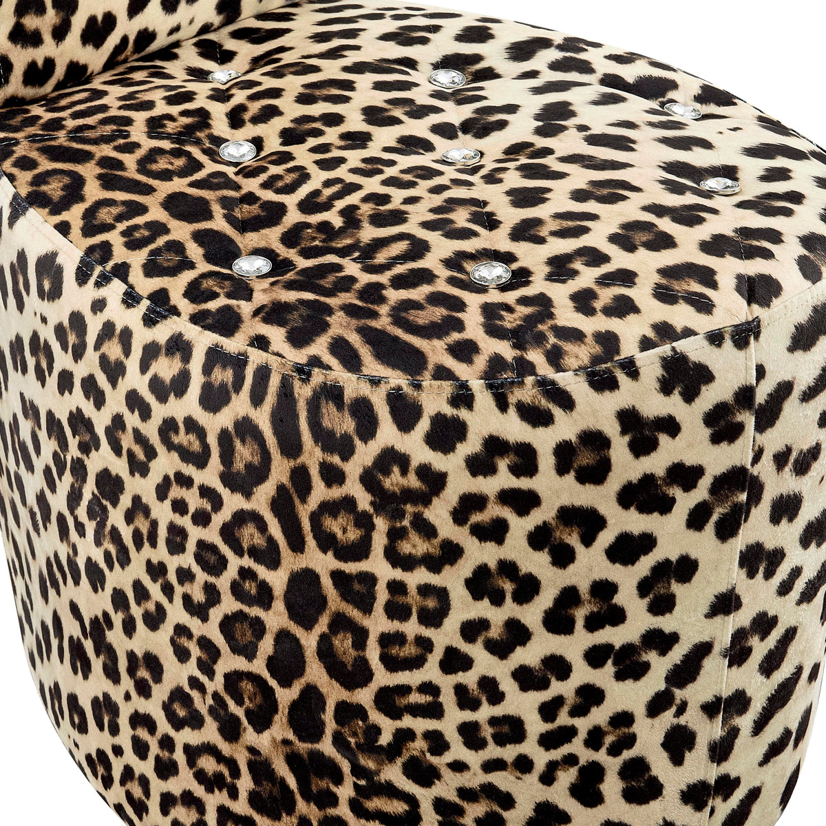 Tristam 40" Modern Glam High Heel Lounge Chair - front view