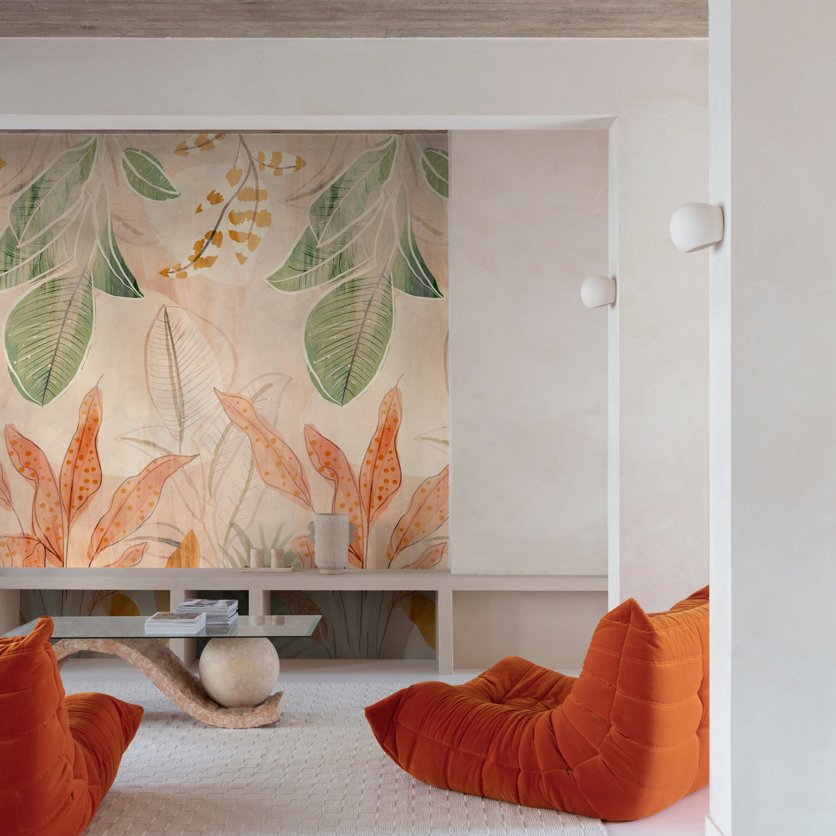 Galerie Orom II Stylish floral Motifs Wall Mural