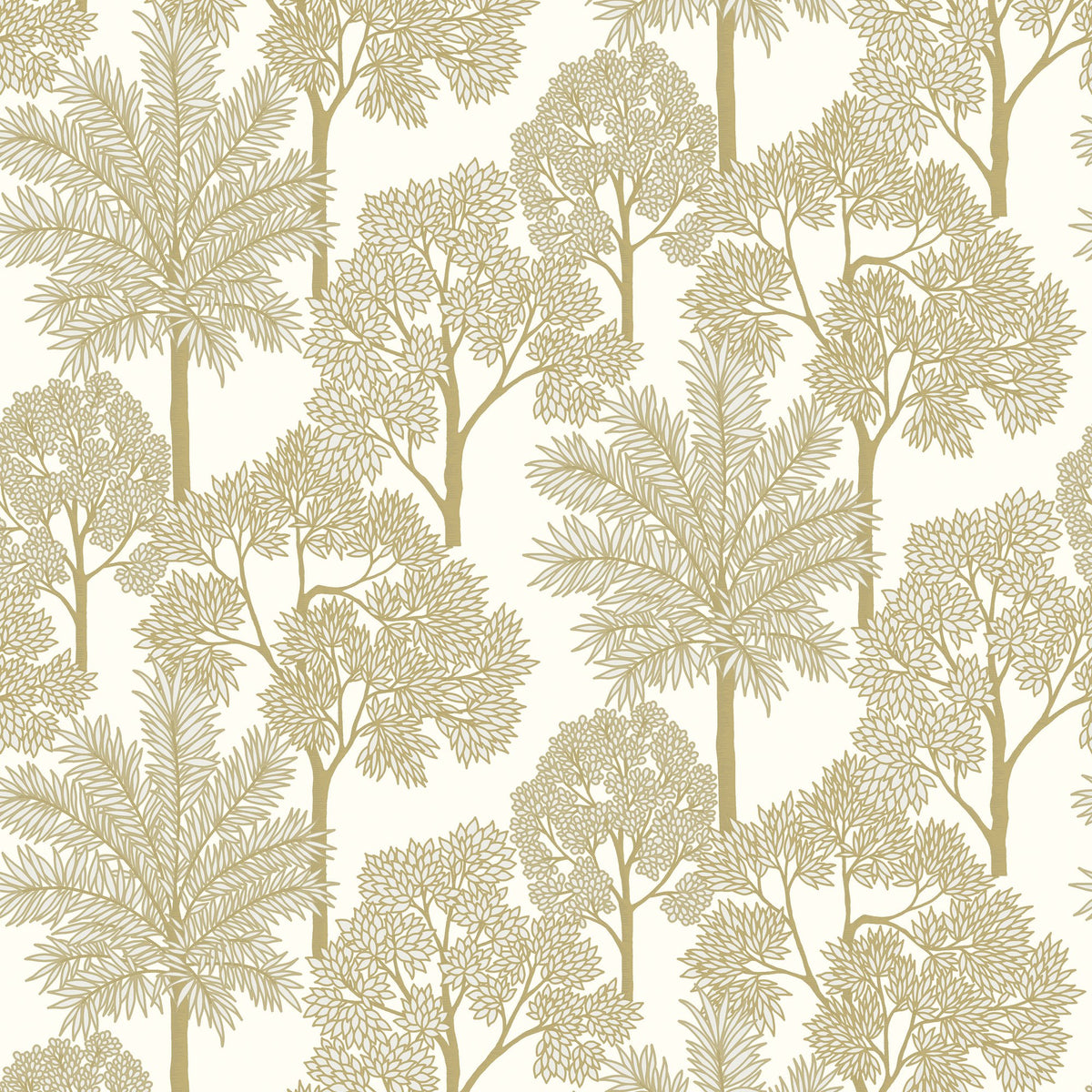 Galerie Arcadia Branched Leaves All-over Wallpaper