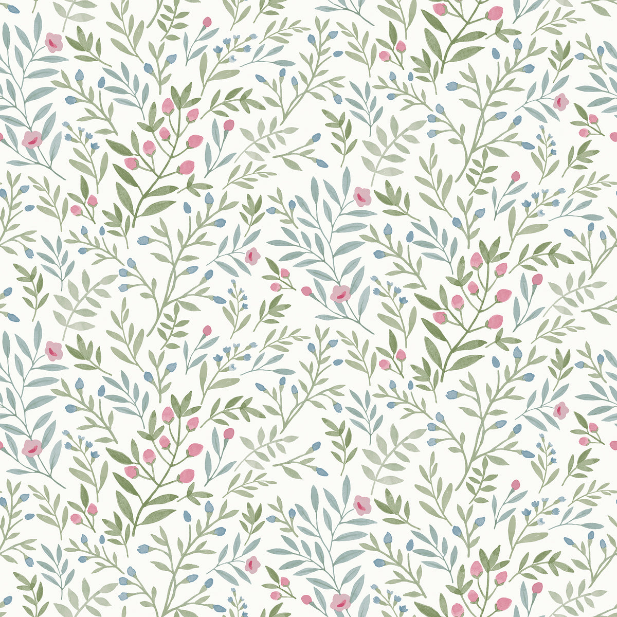 Galerie Inia Classical Floral All-over Wallpaper