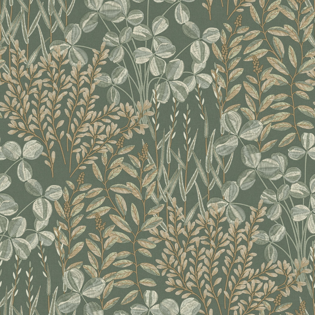 Galerie Inia Branched Leaves All-over Wallpaper