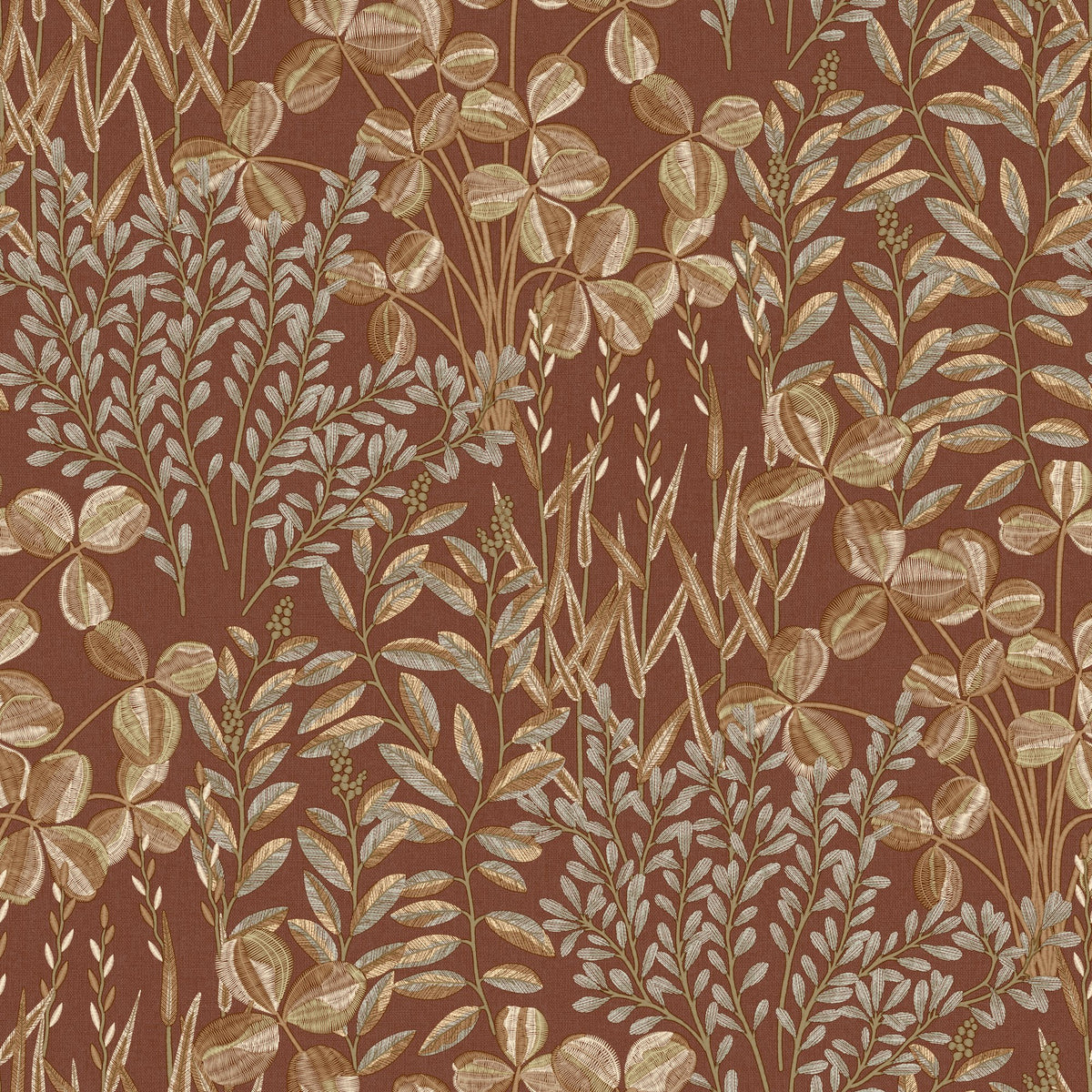 Galerie Inia Branched Leaves All-over Wallpaper