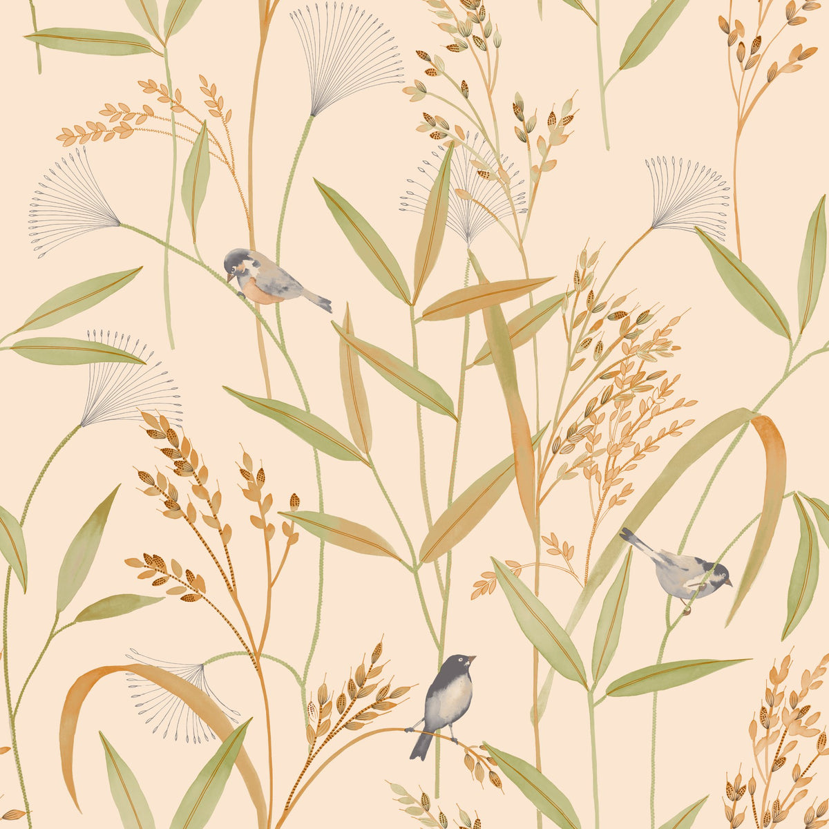 Galerie Inia Branched Leaves All-over Wallpaper