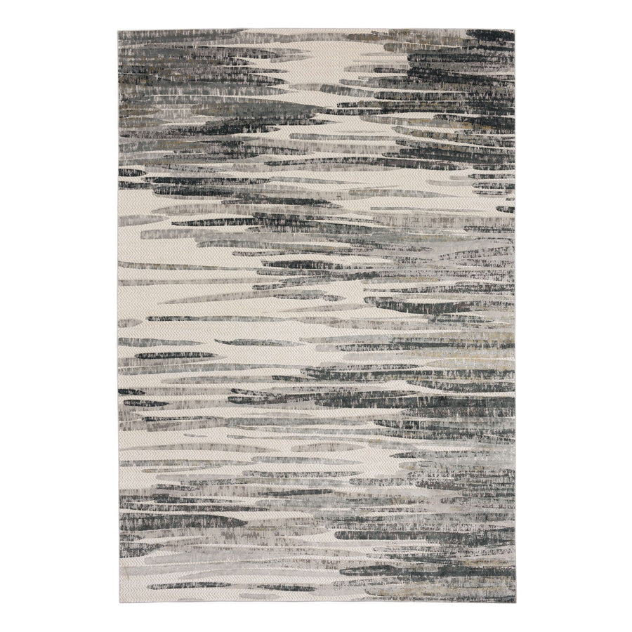 Karastan Tryst Abruzzi Granite Modern/Contemporary Area Rug - Machine Woven Rayon/Viscose, Made in Turkey