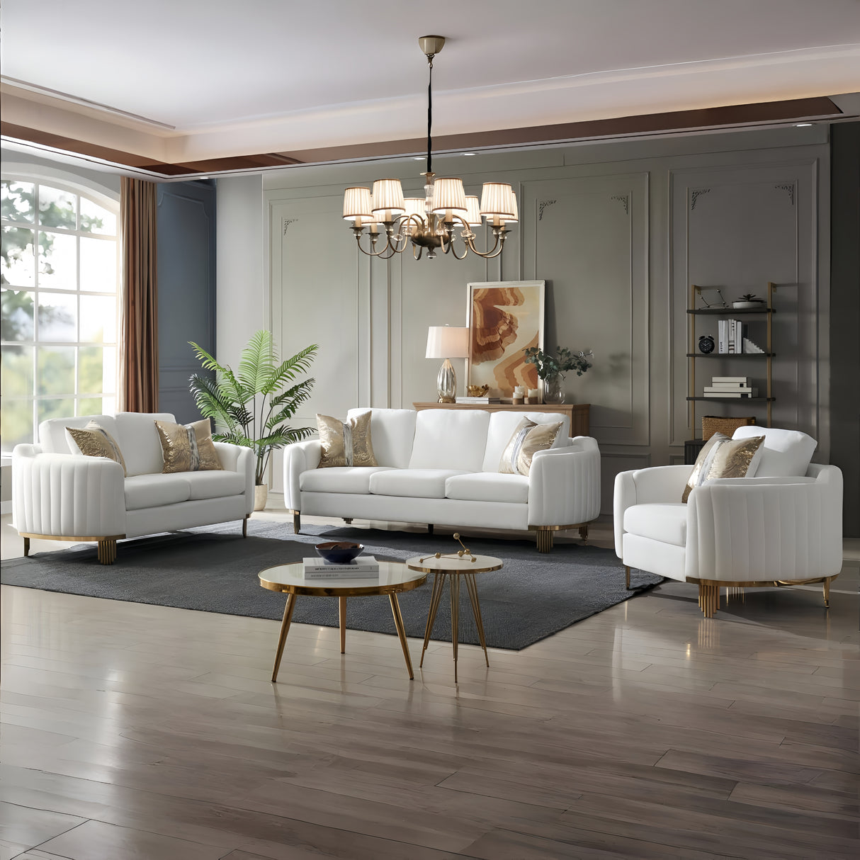 Lexi Living Room Set — Sofa & Loveseat