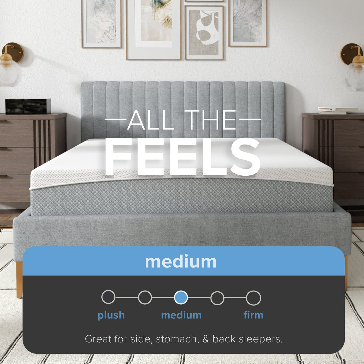 10" EcoCore Hybrid Premium Mattress - Medium Firm Support & Cooling