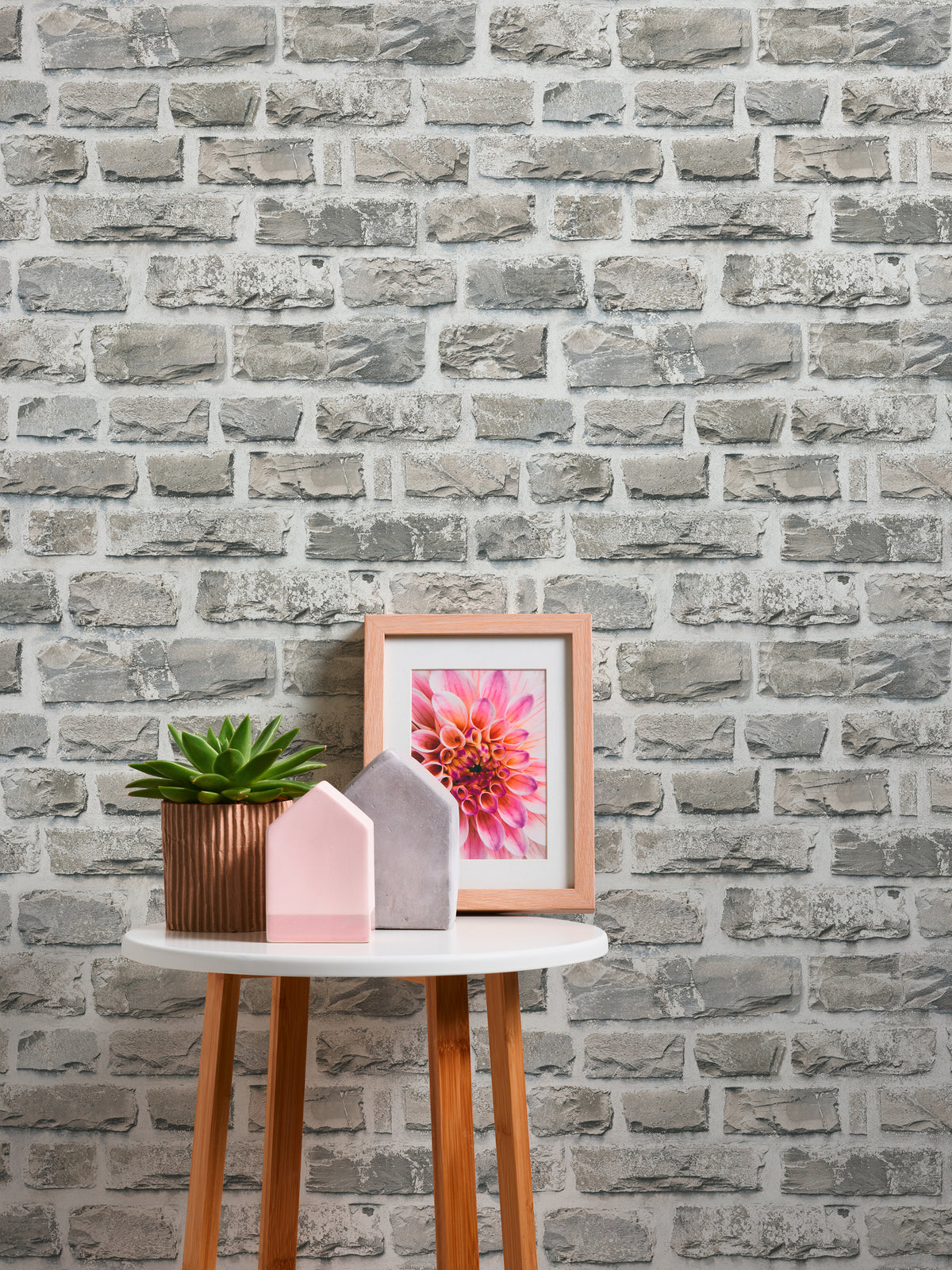 Galerie The Bricks And More Stone Symphony Motif Wallpaper