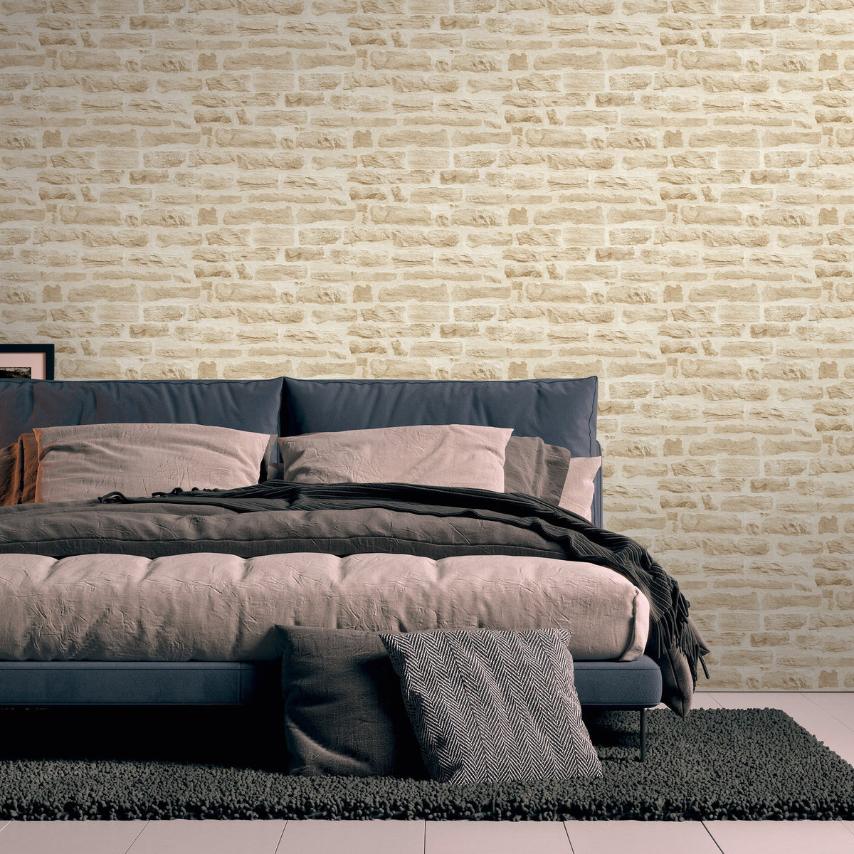 Galerie The Bricks And More Rocky Retreat Motif Wallpaper