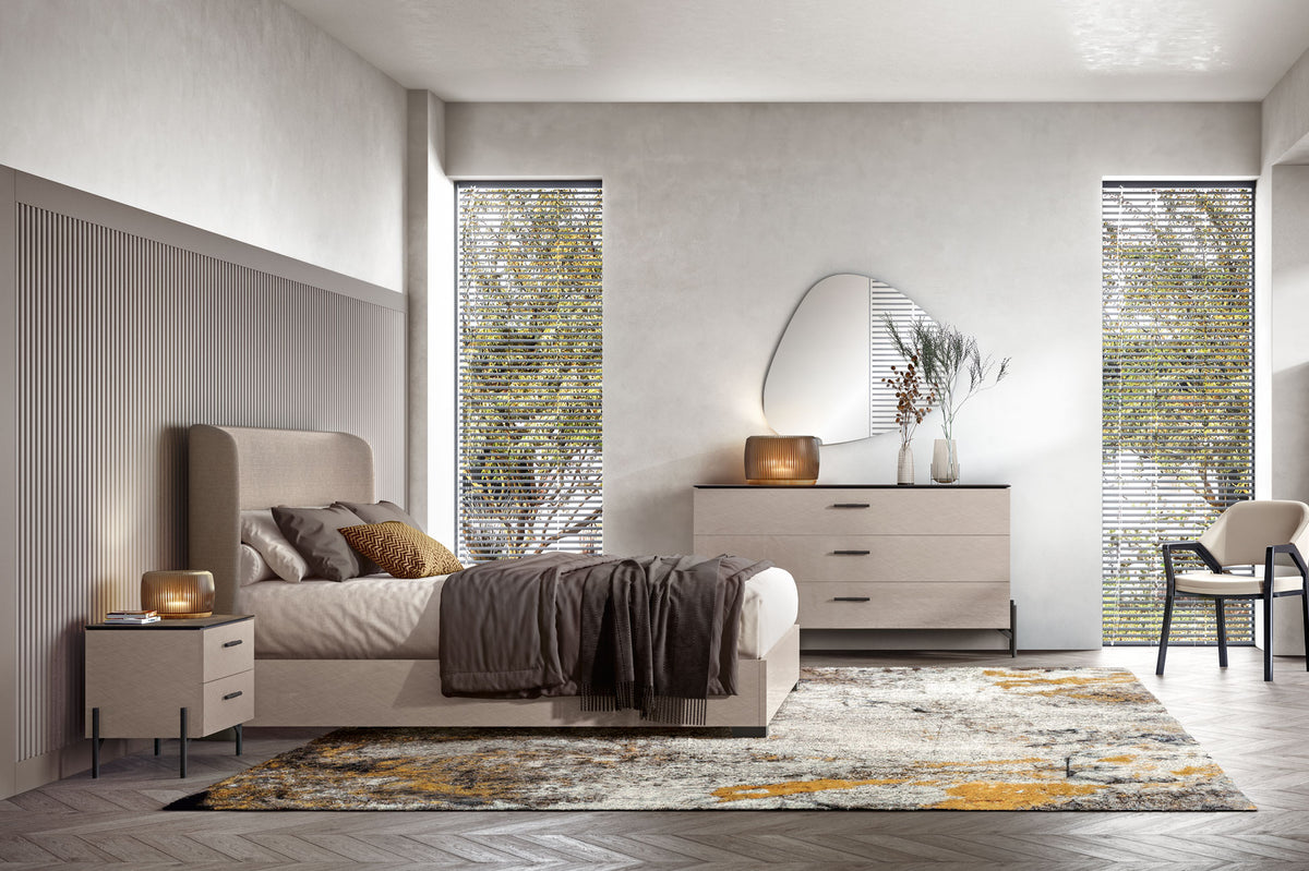 Silvia Contemporary Italian Bedroom Collection by Status