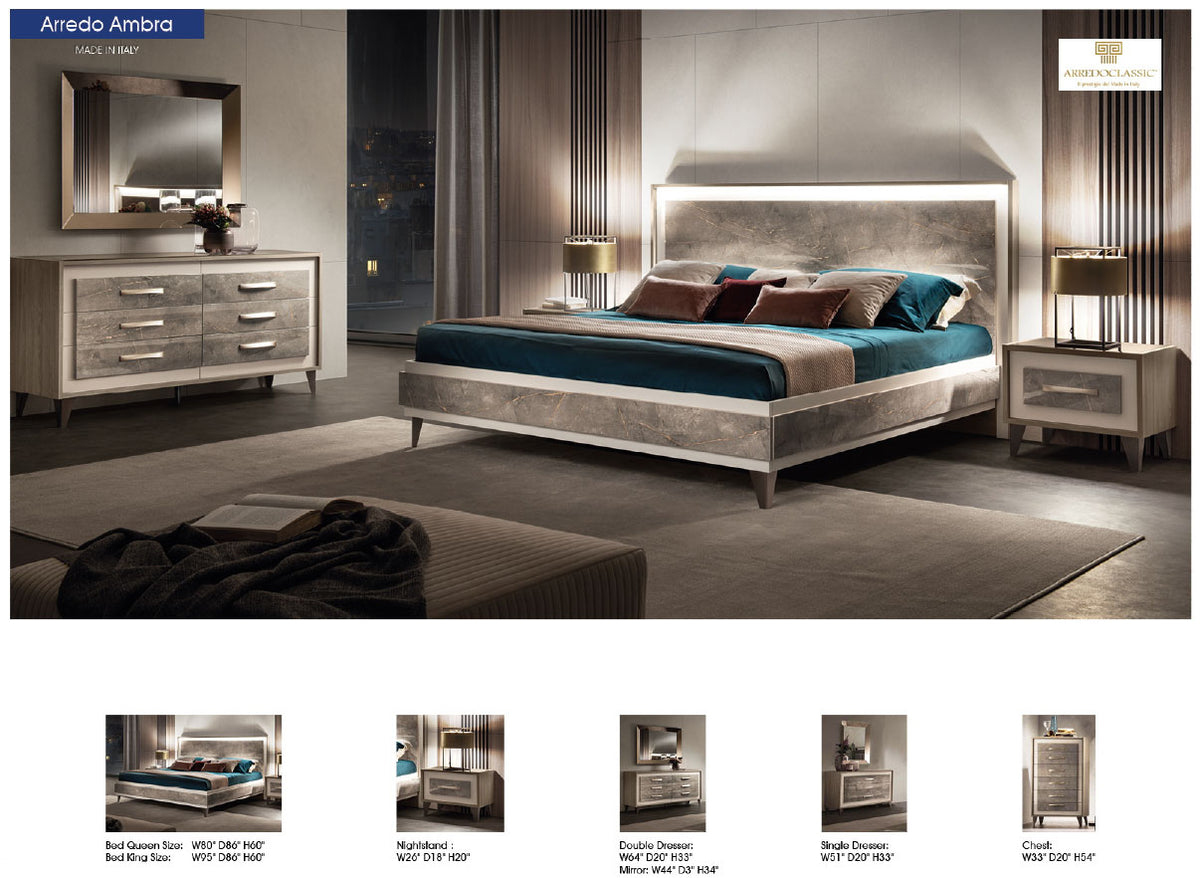 ArredoAmbra Italian Bedroom Collection by Arredoclassic