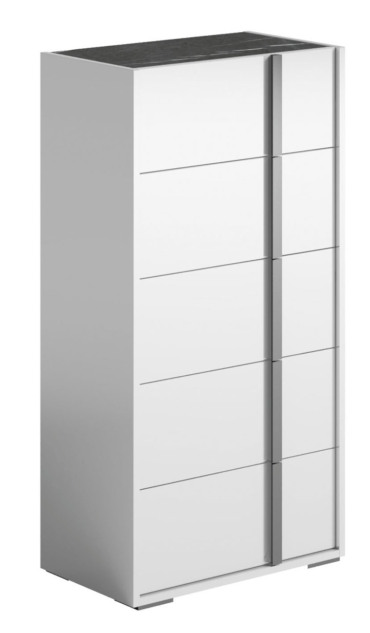 Bianca Marble Modern Bedroom Collection by Status