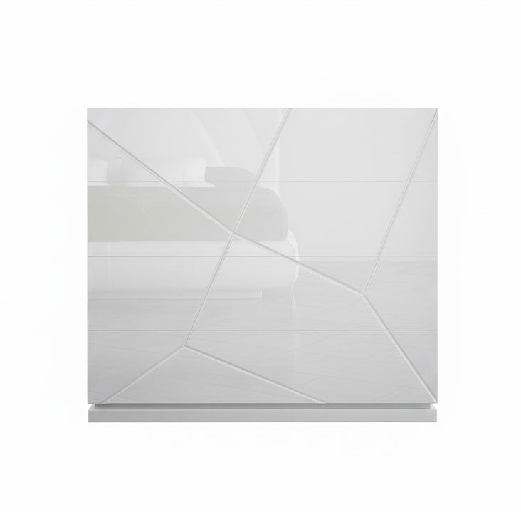 Kiu Modern White Bedroom Collection by Franco