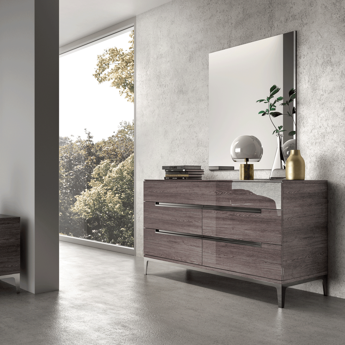 Viola Modern Italian Bedroom Collection by Status