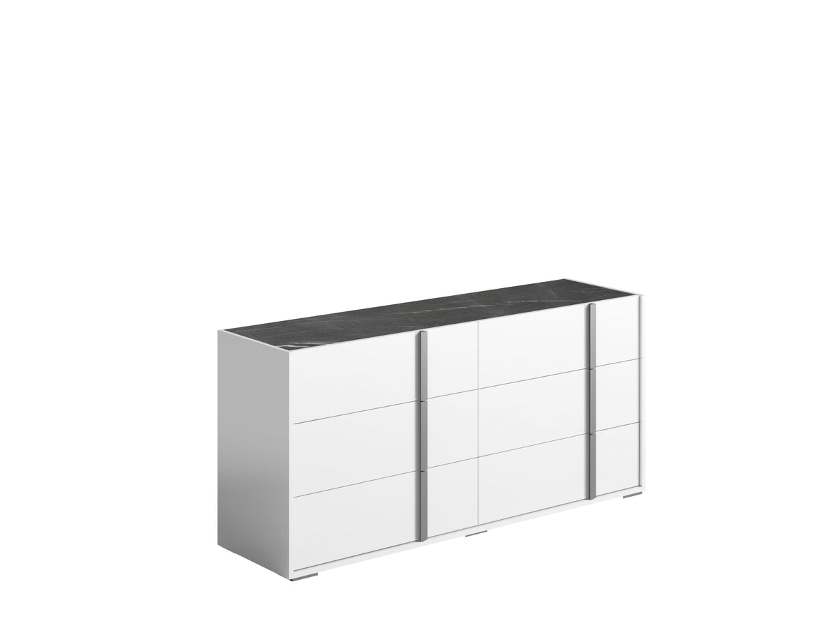 Bianca Marble Modern Bedroom Collection by Status