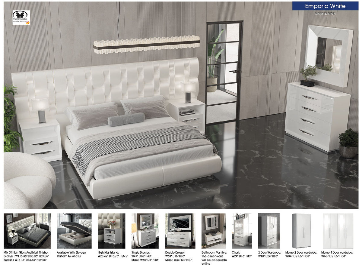 Emporio Modern Bedroom Collection