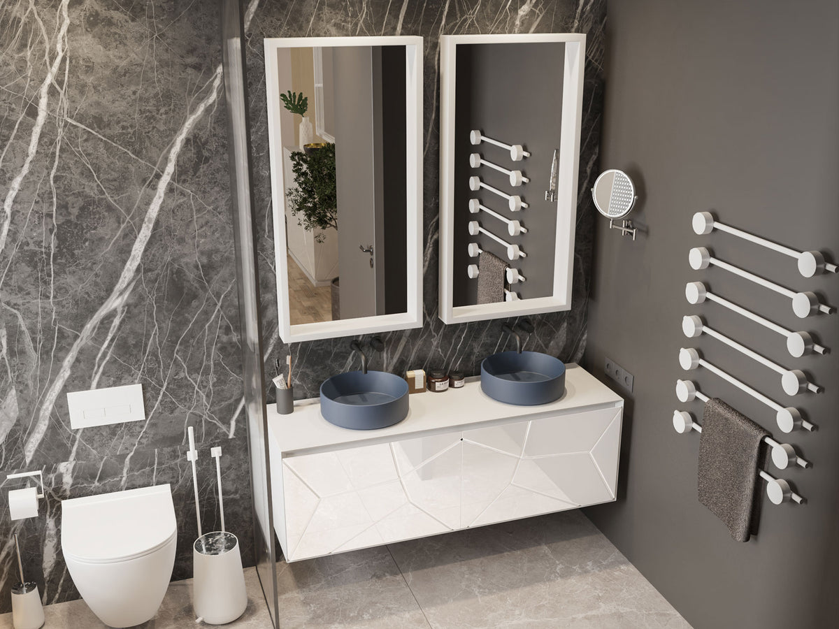 Kiu Modern White Bedroom Collection by Franco