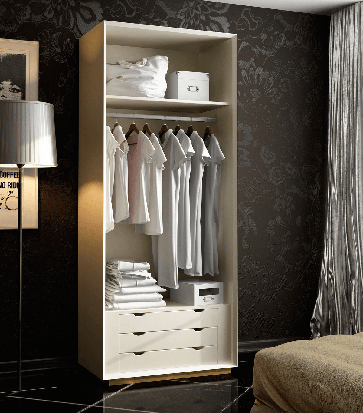 Velvet Modern Bedroom Collection by Franco