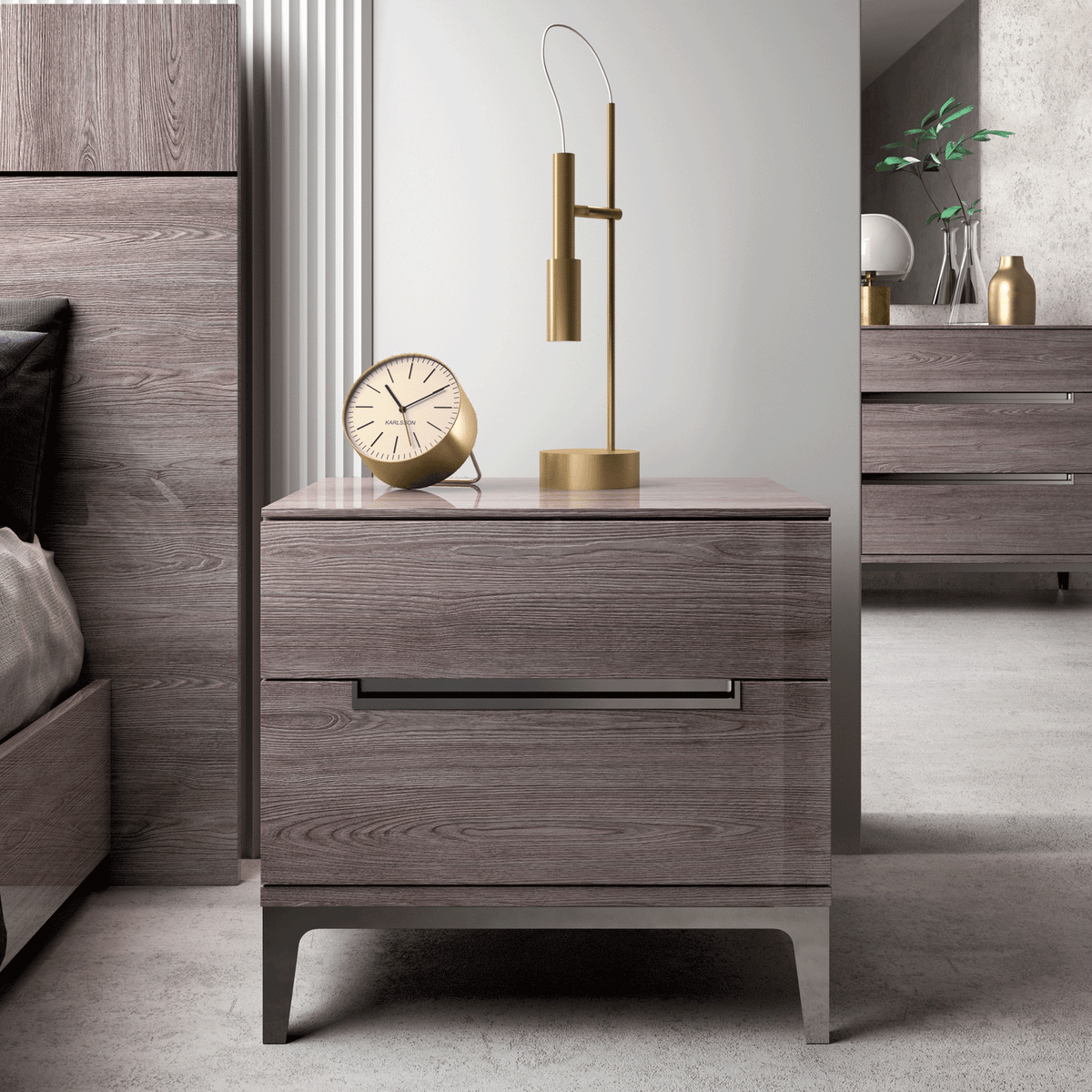 Viola Modern Italian Bedroom Collection by Status
