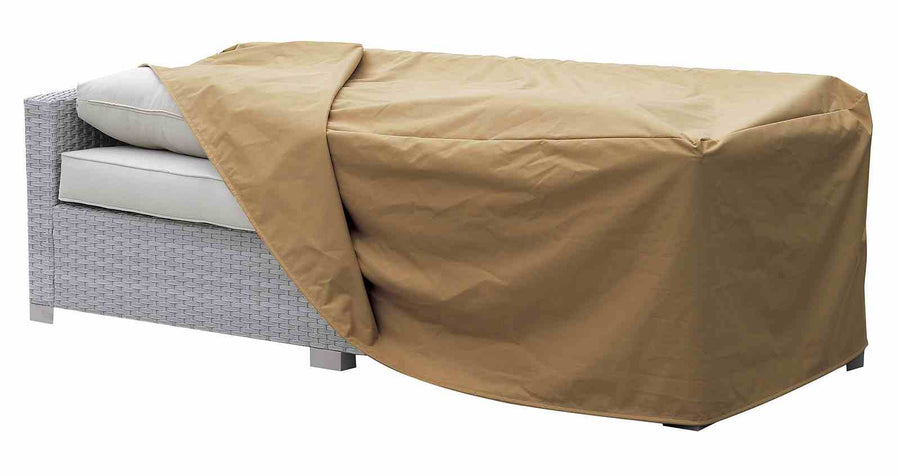 Boyle Waterproof Outdoor Furniture Cover - Polyester Canvas for Sofa or Chair in Light Brown