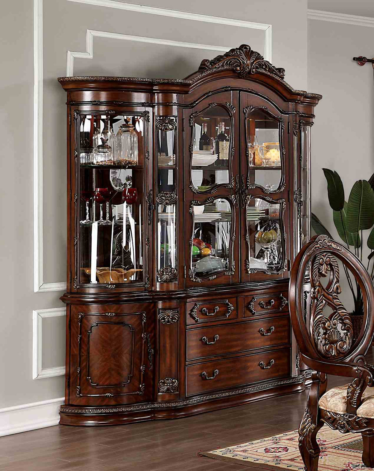 Normandy Traditional Dining Collection - Hutch & Buffet