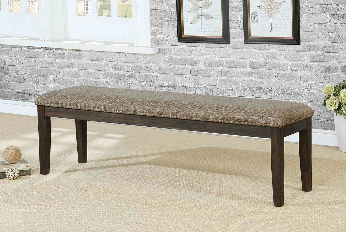 Faulk Transitional Extendable Double Pedestal Dining Collection - Bench