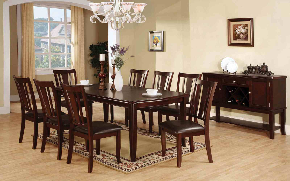 Edgewood I 78" Extendable Dining Table with 18" Leaf -