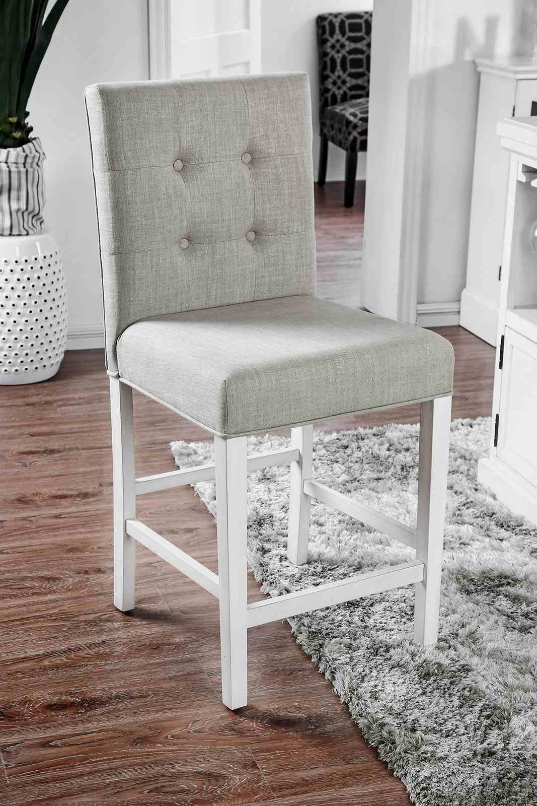 Sutton Transitional Counter Height Table & Dining Set - 2 Counter Chairs
