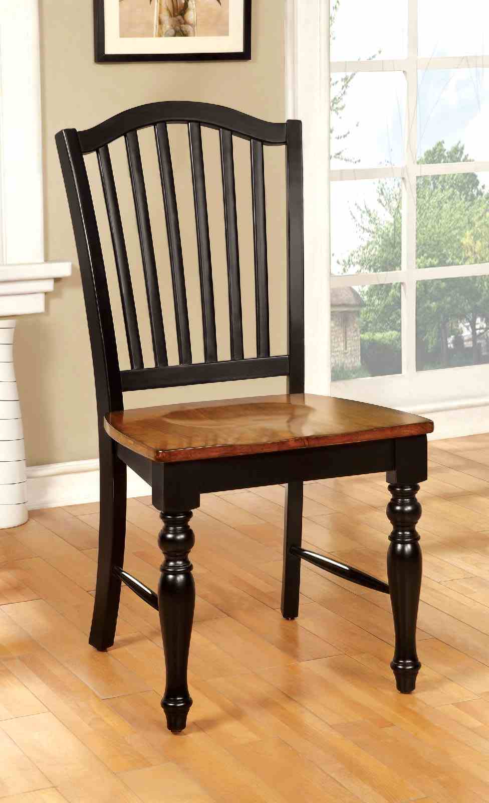 Mayville Country Extendable Dining Collection - 2 Side Chairs