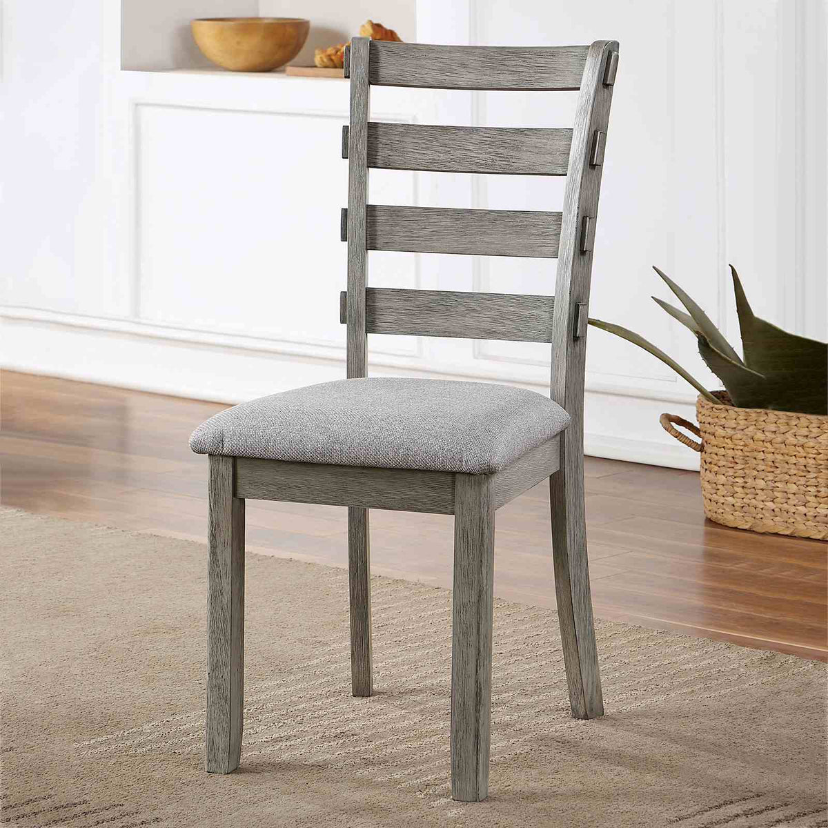 Laquila Rustic 60" Trestle Dining Collection - 2 Side Chairs