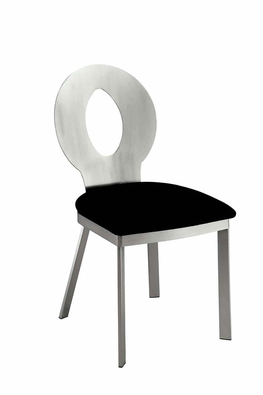Valo Contemporary Oval Back Dining Side Chairs, Set of 2 -