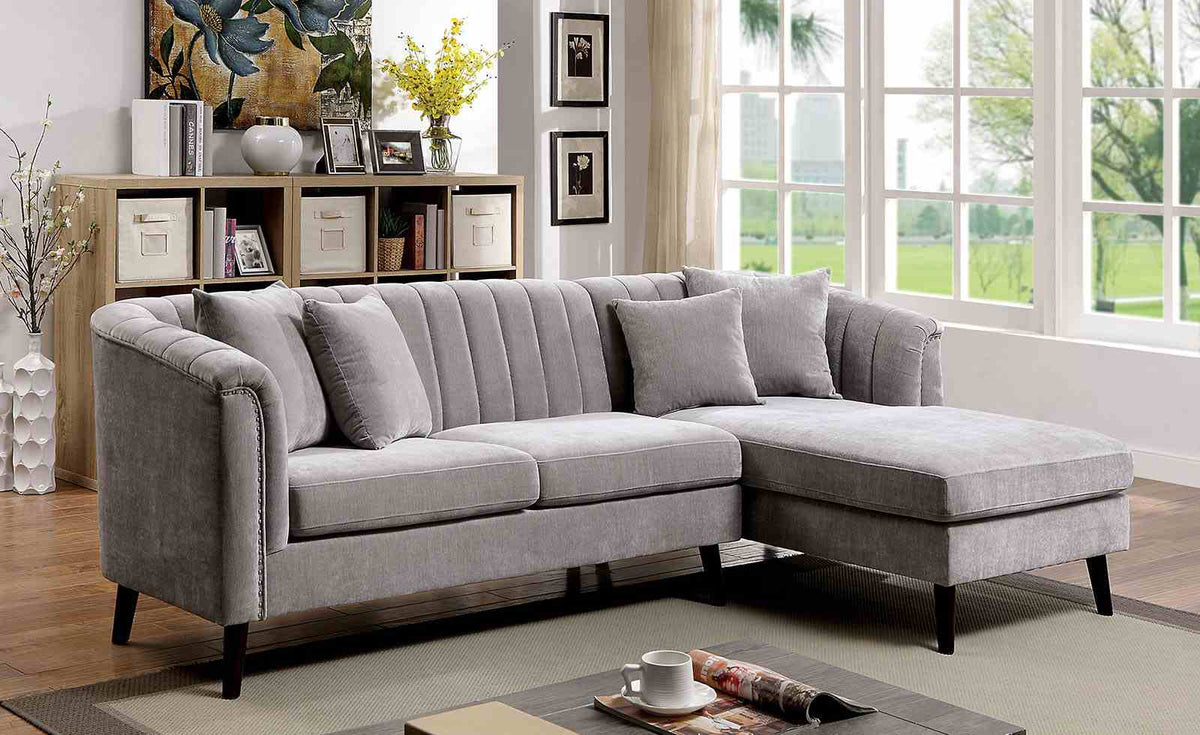 Goodwick Mid-Century Modern L-Shaped Sectional -