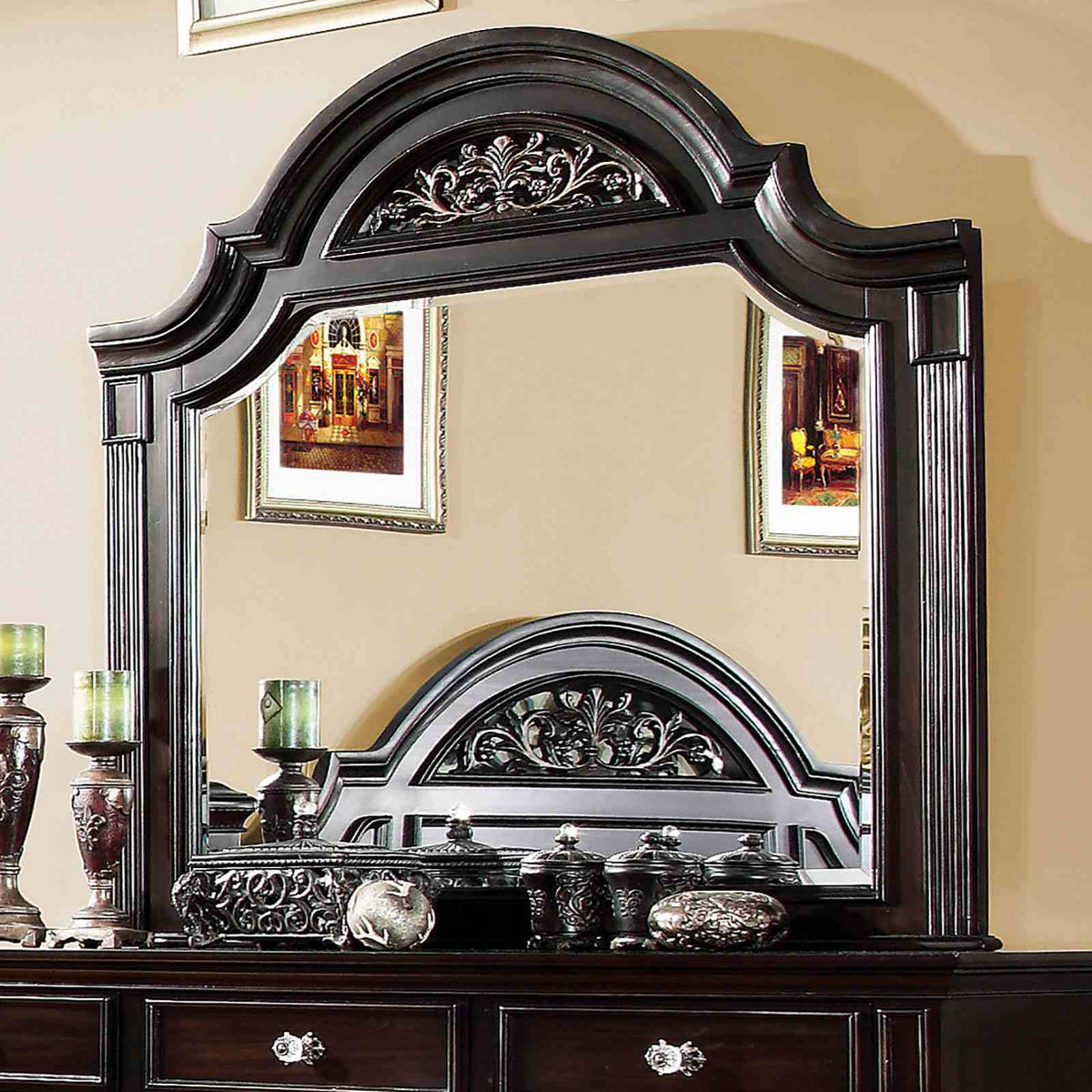 Syracuse Traditional Bed, Bedroom Set & Case Pieces - Mirror