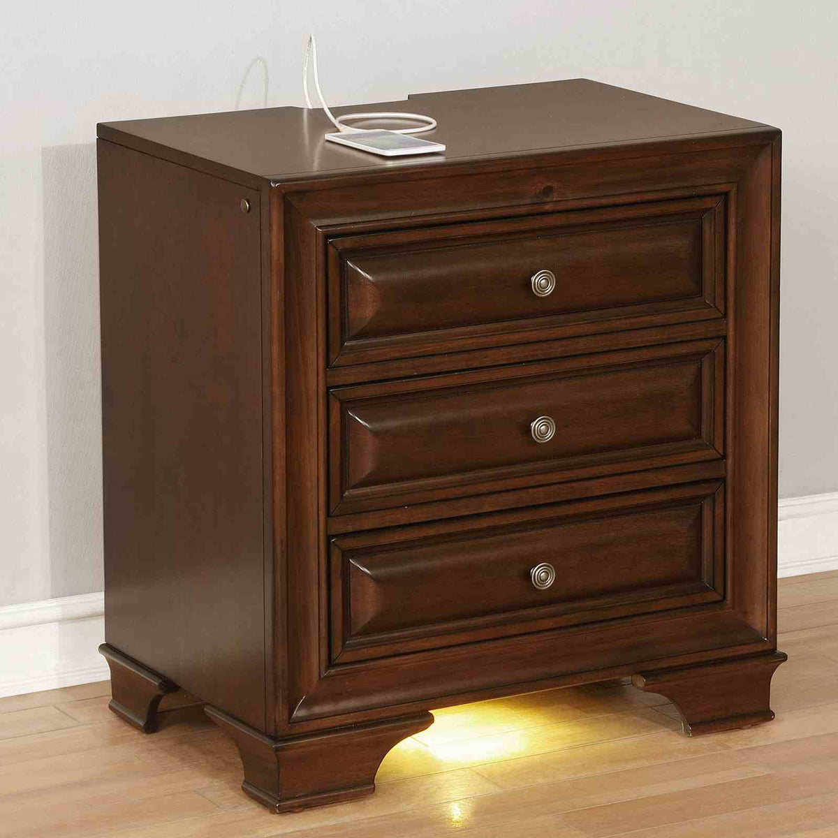 Brandt Transitional Storage Bed & Bedroom Collection - Nightstand