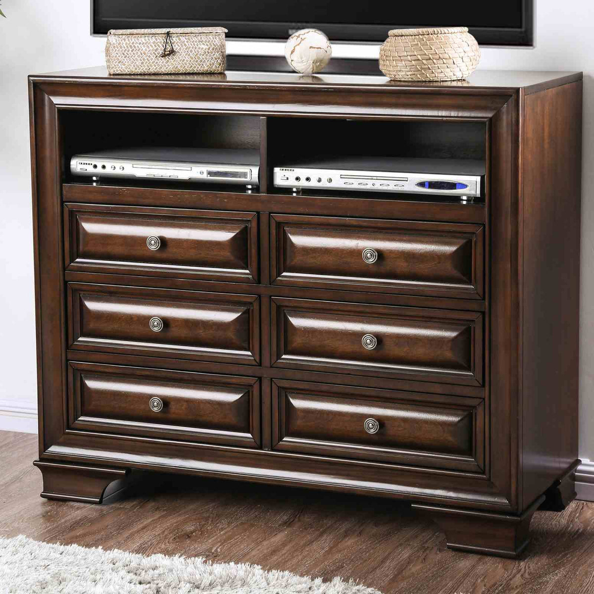 Brandt Transitional Storage Bed & Bedroom Collection - Media Chest