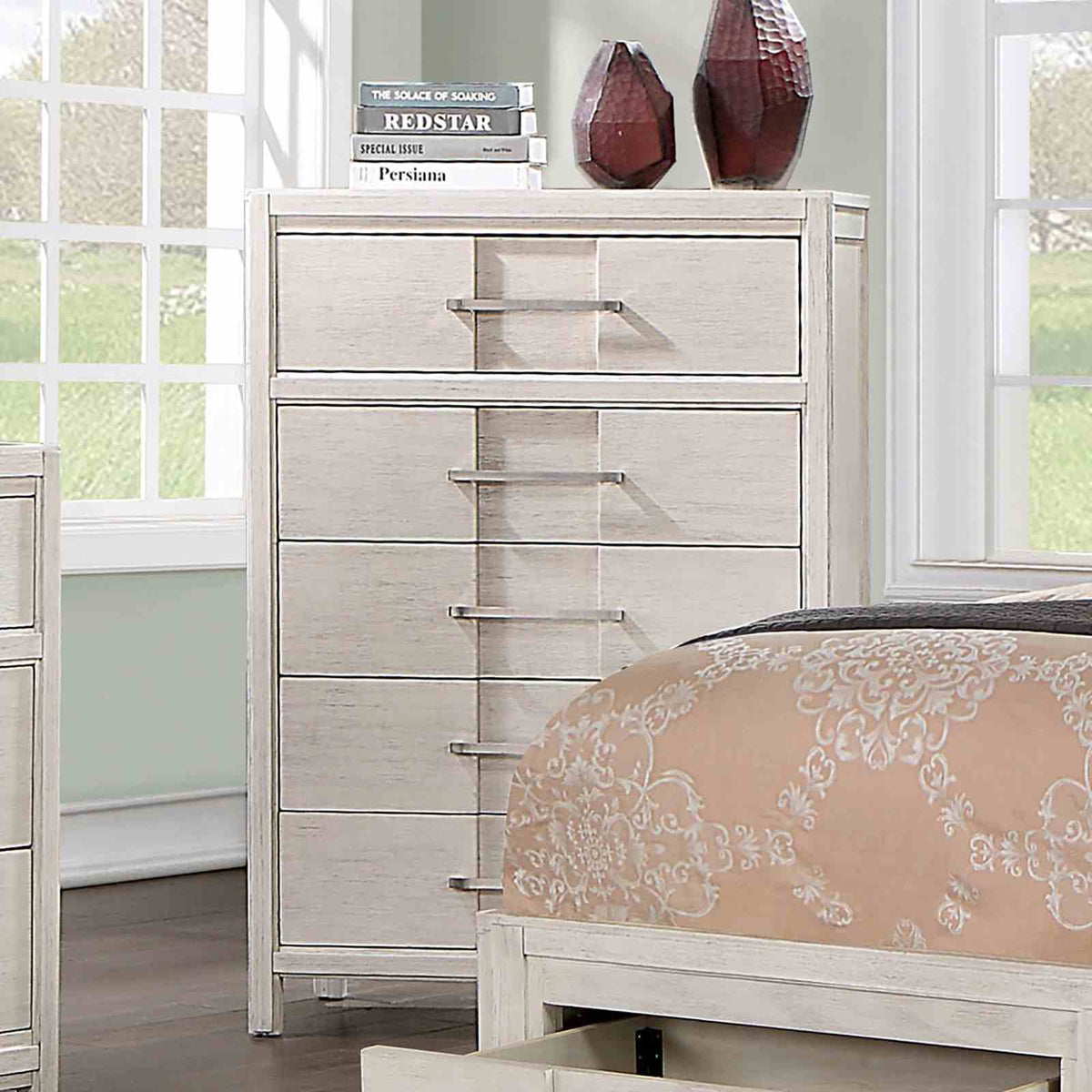 Berenice Transitional Dresser, Mirror & Chest - Chest