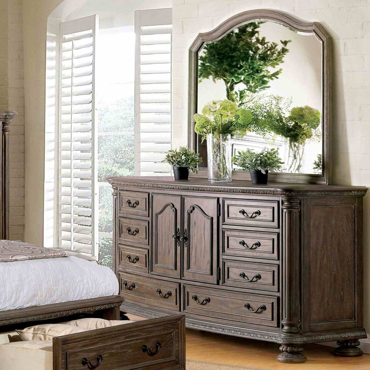 Persephone Transitional Dresser, Mirror, Chest & Nightstand - Dresser